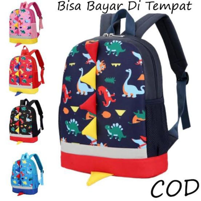 Tas Ransel Backpack Anak PG TK Dinosaurus