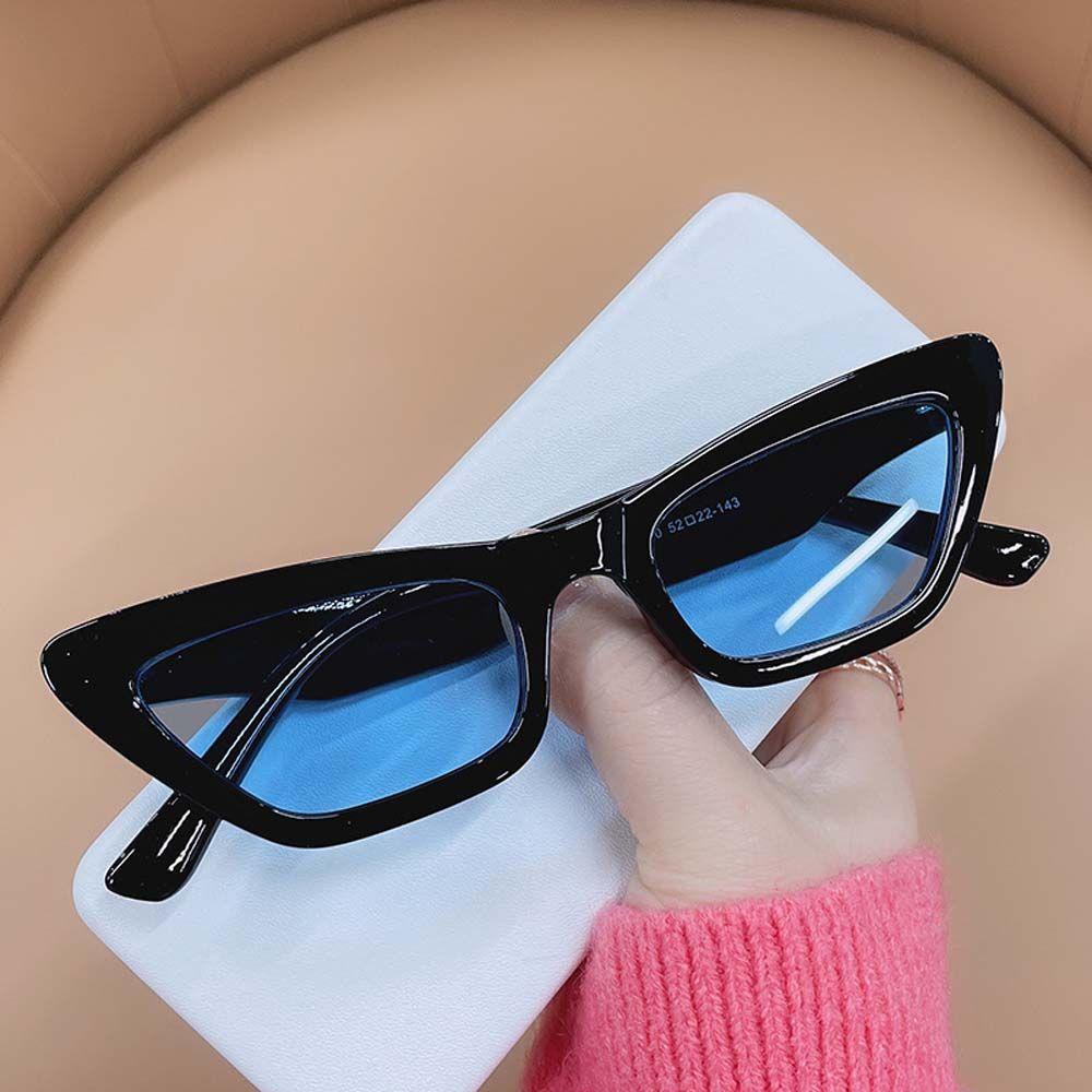 Mxbeauty Kacamata Hitam Wanita Fashion Untuk Pria Motif Leopard Kacamata Matahari Segitiga Hitam Gaya Korea Sunglasses