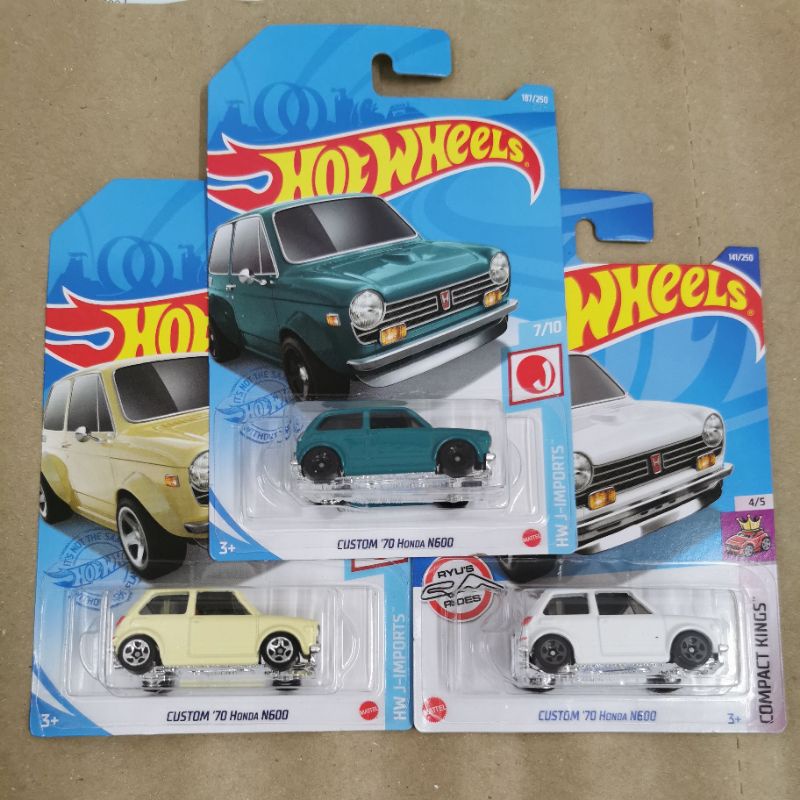 CUSTOM 70 HONDA N600 | Diecast Hot Wheels Custom Kuning Yellow Lot K 2021 Hijau Lot A 2022 Terbaru BEST SELLER TERMURAH