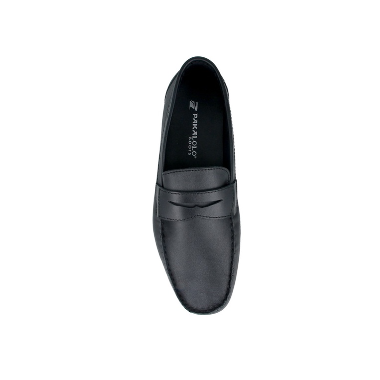 SEPATU PANSUS PAKALOLO PRIA ORIGINAL LOAFER CASUAL KULIT HITAM PB11