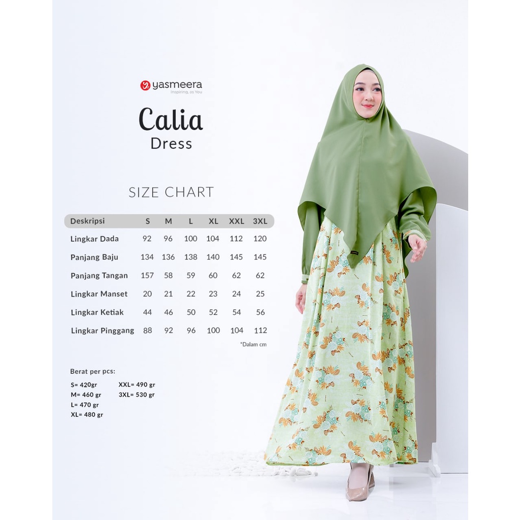 Dress Calia Terbaru By Yasmeera CALIA