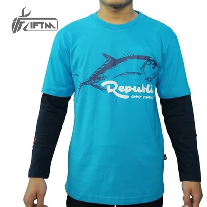 IFTM REPUBLIC GIANT TREVALY - Kaos Mancing Saltwater Outdoor
