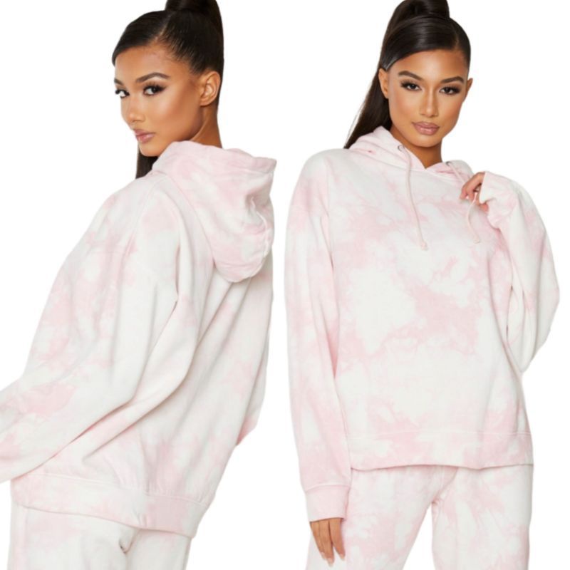 Hoodie h&m white tie dye