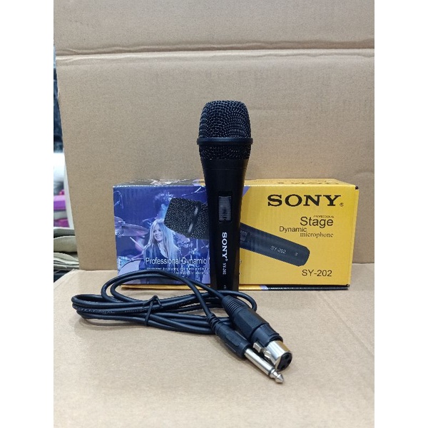 Microphone Sony SY 202 Mic Microphone Kabel