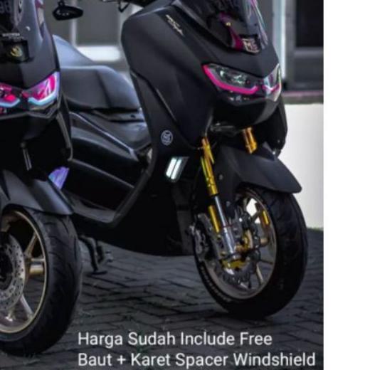 ✲ windshield nmax new sporty v1 TDR jenong Visor nmax new TDR v1 ➦