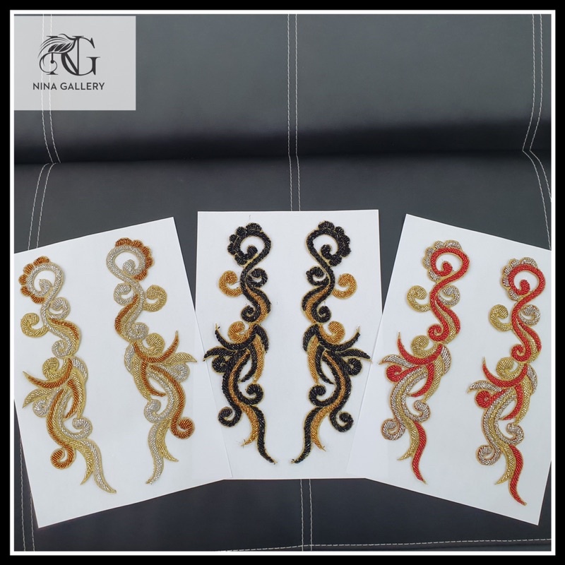 Aplikasi Bordir Kebaya Full Payet