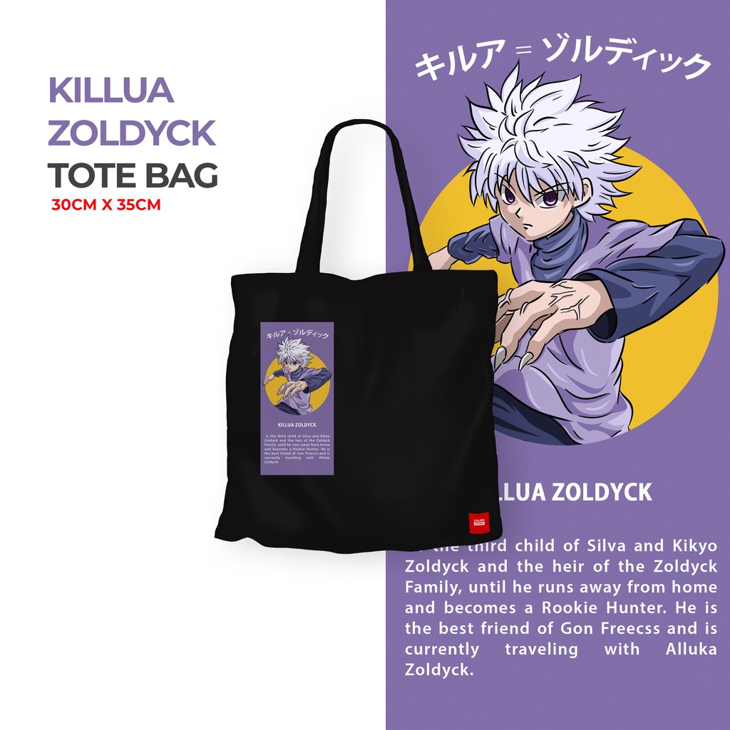 Galeri Otaku - Totebag Kanvas Premium  HunterXHunter Edition