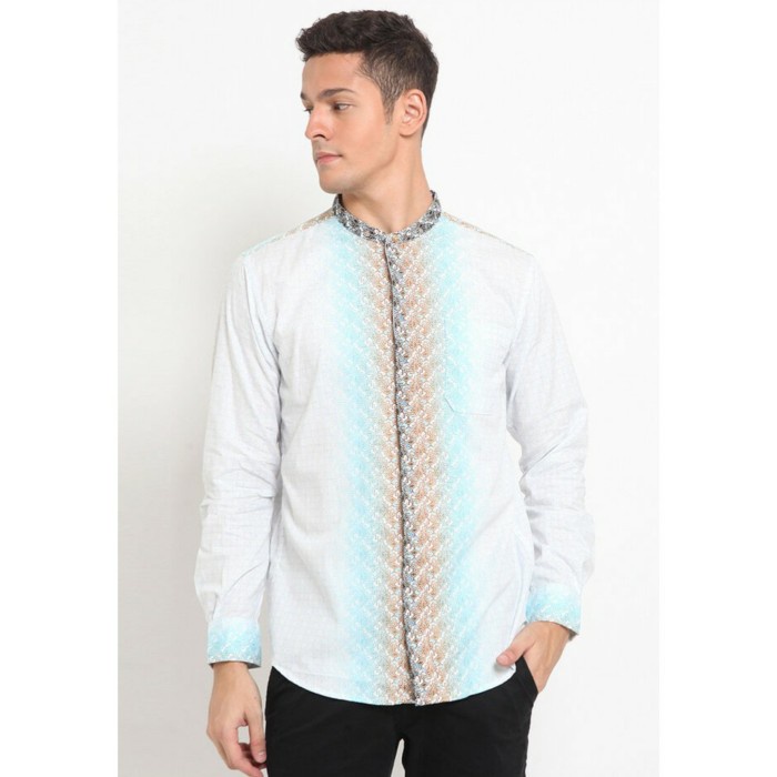 POLICE DENIM - BAJU KOKO PRIA ORIGINAL - 319E4A Koko Long Sleeve Shirt