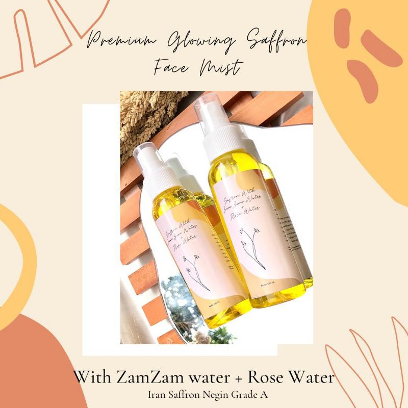 Premium Saffron Face Mist With ZamZam Water 100ml