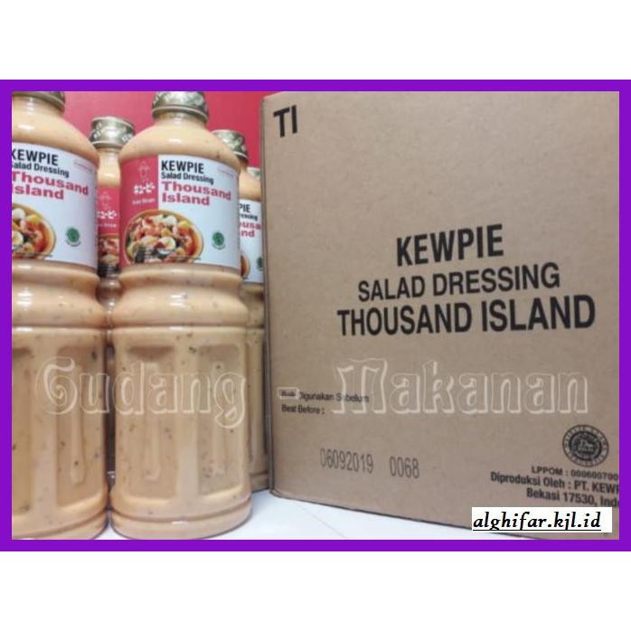 

gnidderdsaus- kewpie salad dressing thousand island 1 liter - pack standard -asliiiiii.