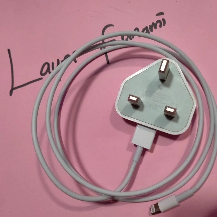 charger iphone original bekas copotan
