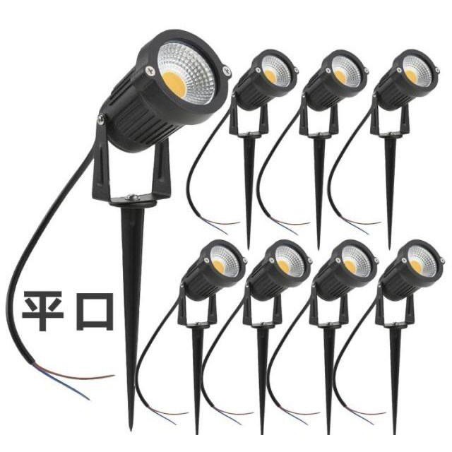 LAMPU TAMAN TANCAP TEMPEL 5WATT/3WATT MODEL MATA DAN COB OUTDOOR WATERPROFF / SPOTLIGHT
