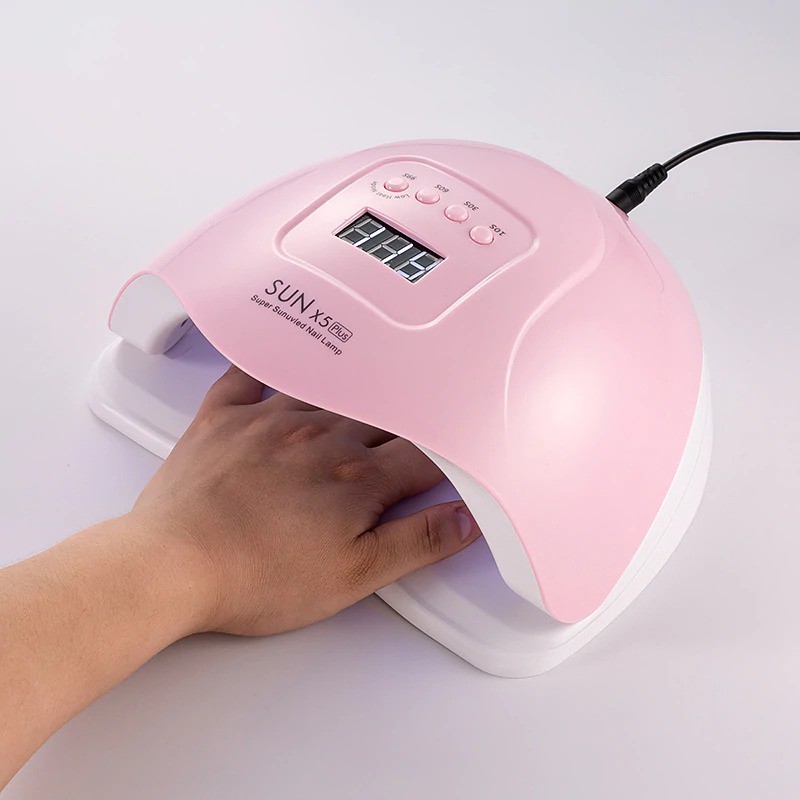 Bisa COD Alat Kecantikan Pengering Kutek Kuku UV LED Nail Dryer 36 LED 72W - RainSolid SUN-X5 Plus