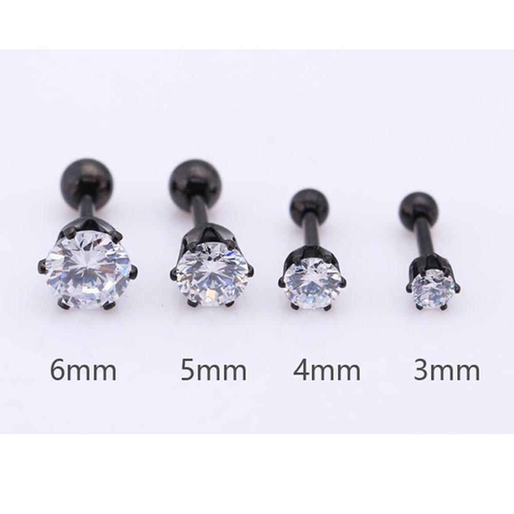 Chookyy 1pcs Anting Mode Empat Cakar Perhiasan Drop Titanium Steel