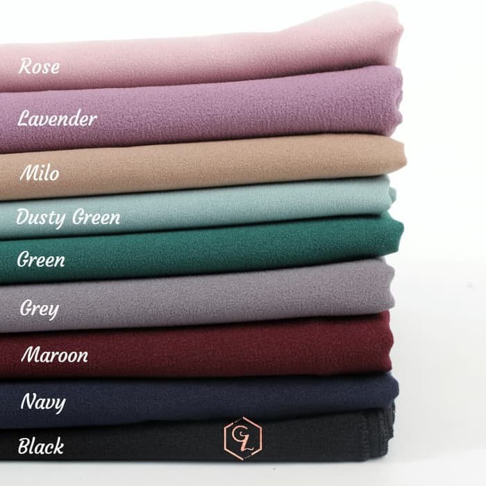 Kerudung/Jilbab/Hijab segi empat uk jumbo - Hitam  ER-112