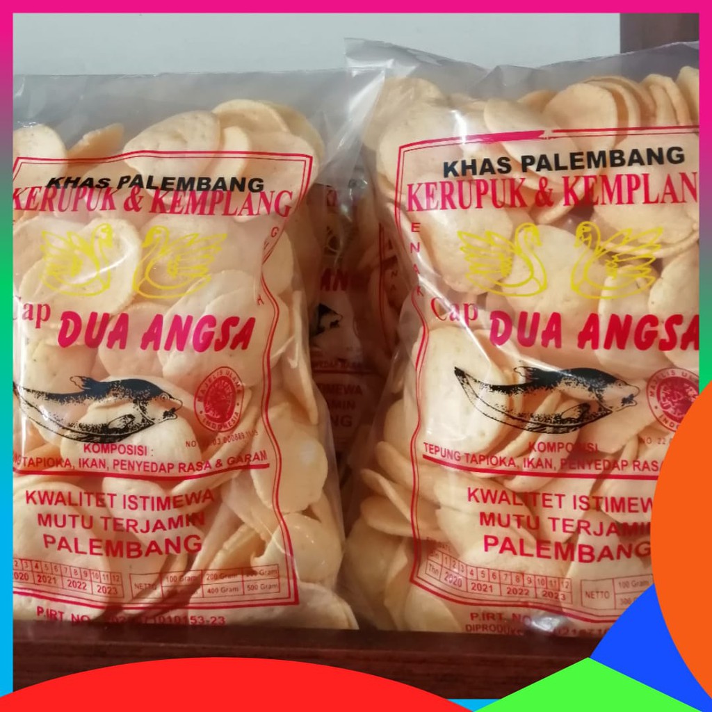 

Kerupuk Kemplang Tipis Rasa Udang Dua Angsa 1 Kilogram