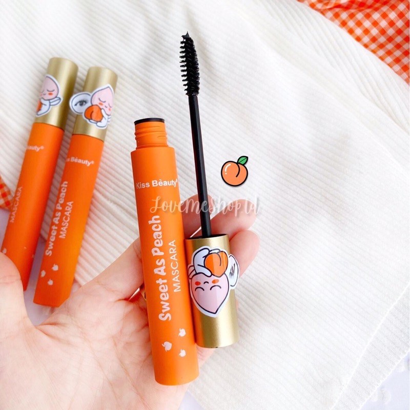 Mascara Kiss Beauty Peach - Maskara Kiss Beauty Hitam