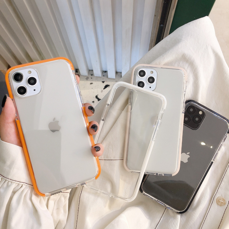 Case Bahan Tpu Warna Solid Untuk Iphone 11 Pro Max Xr Xs