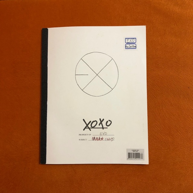 EXO 1st Album XOXO wolf Album Chinese ver. + 2 Poster Official + 1 polaroid gift official