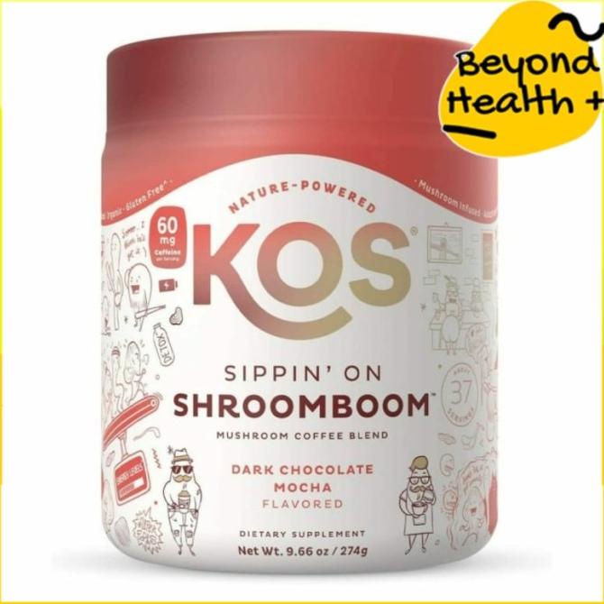 

KOS SIPPIN' ON SHROOM BOOM MUSHROOM COFFEE, DARK CHOCOLATE MOCHA DC51C1215