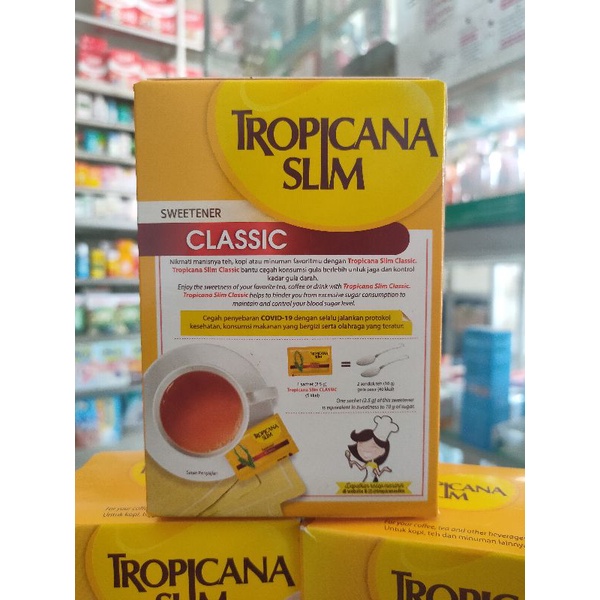 TROPICANA SLIM SWEETENER CLASSIC 1 BOX ISI 25 SACHET