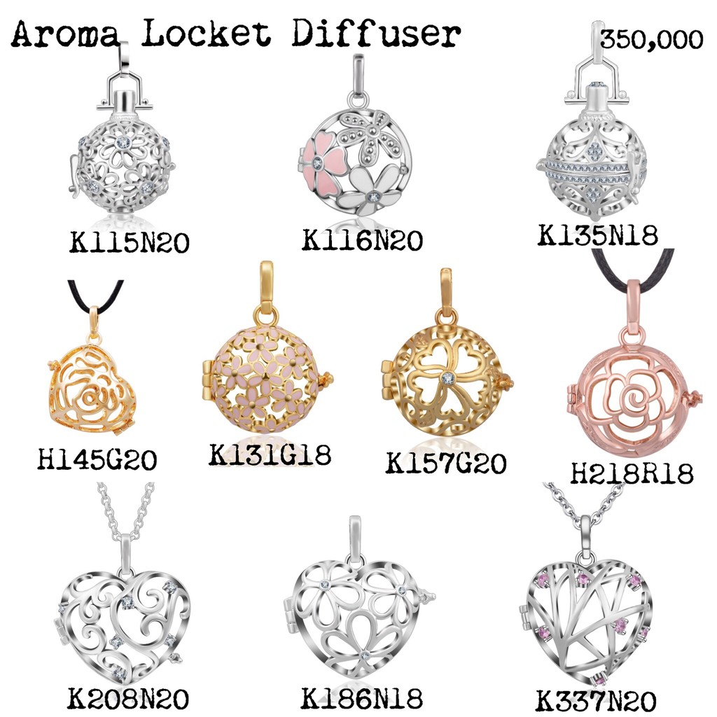 Aroma Locket Diffuser / Kalung Diffuser Aromatherapy