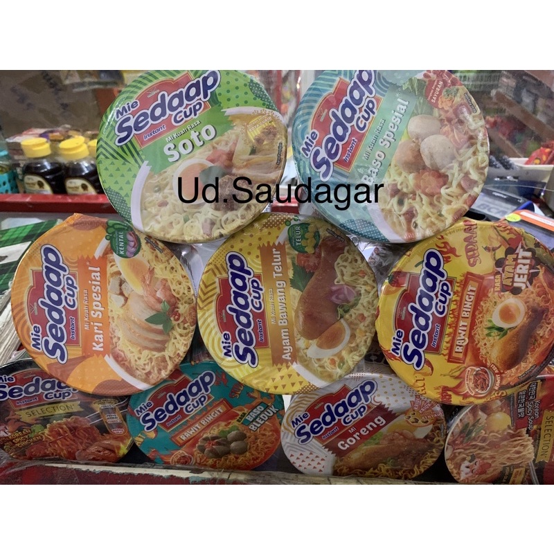 

Mie Sedaap Cup Mi Instant kuah & Goreng