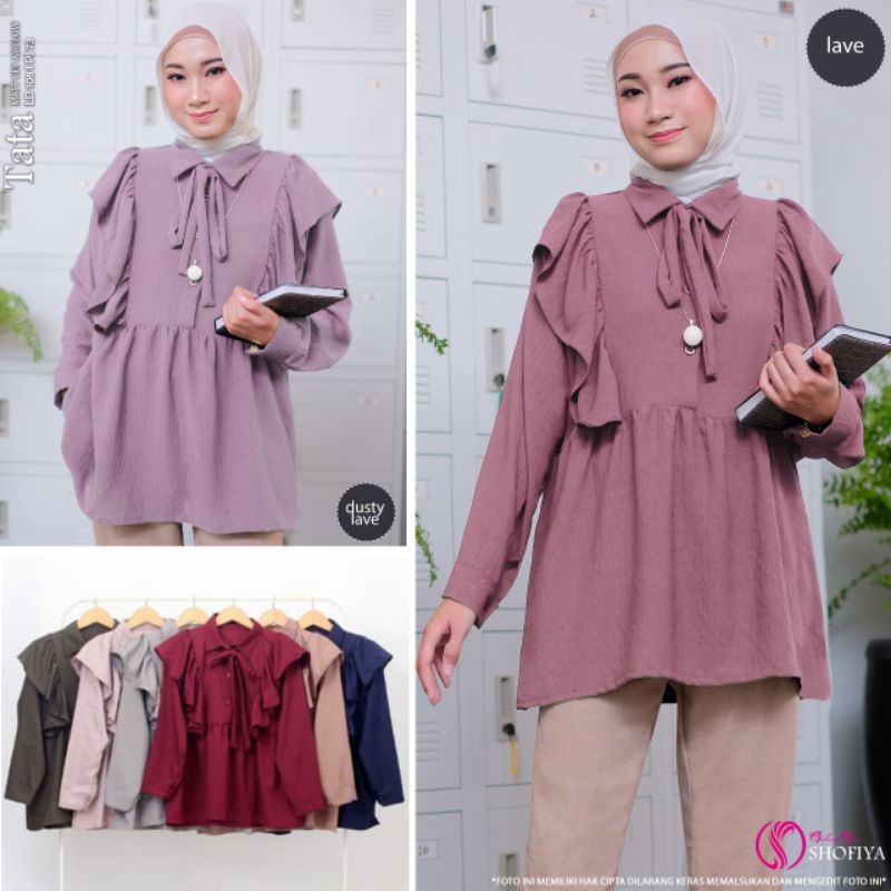 ATASAN TUNIK BLOUSE BUSUI LD 108 TATA BY SHOFIYA