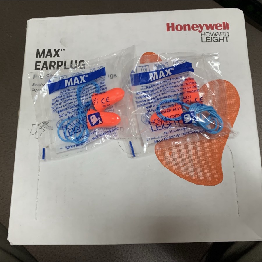 Earplug howard Leight Max / Ear plug Max Honeywell