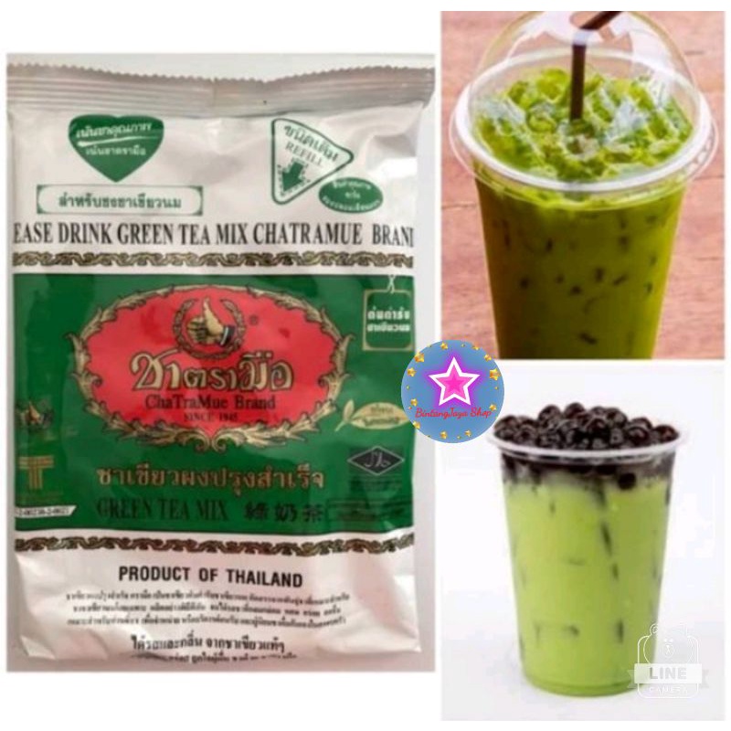 

Thai tea green tea mix cha tra mue Hijau thai tea Thailand 200 gram