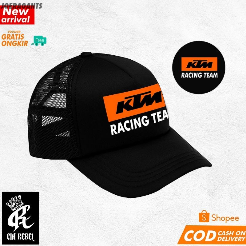 TOPI JARING TRUCKER RACING MURAH TERLARIS/TOPI DISTRO LOGO RACING - joeragants