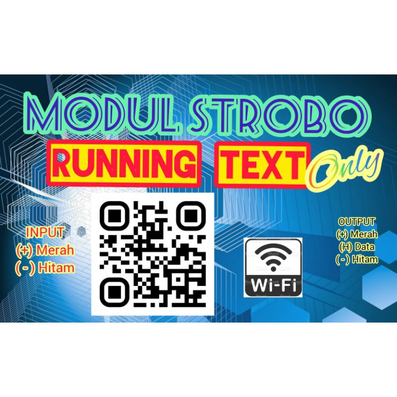 (NEW)MODUL STROBO RUNNING TEXT ONLY WS2811/WS2812B