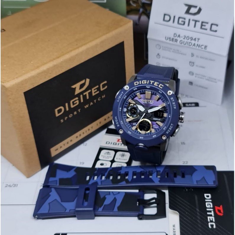 DIGITEC DG 2094 / DG-2094 / DG2094 / DA 3094 FREE Tali Watch Jam Tangan ORIGINAL