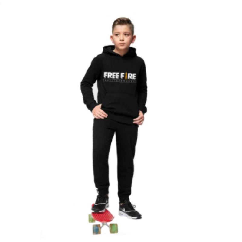 Jaket Anak Laki laki Hoodie FREE FIRE/Sweater anak