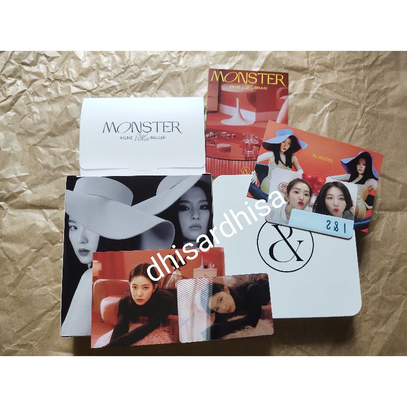 Red Velvet Irene & Seulgi Mini Album Poster PC Postcard Monster Middle Note