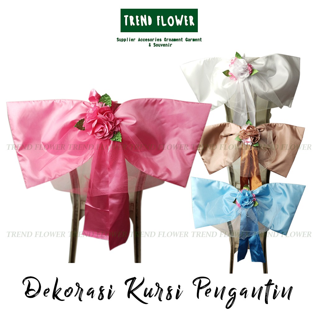 DEKORASI KURSI PENGANTIN