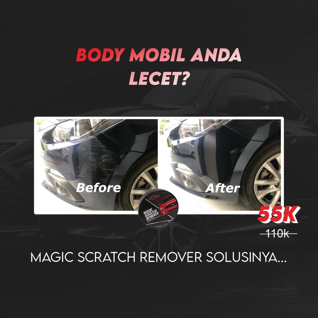 Penghilang Baret Mobil dan Motor Body Compound Kompon Mobil ZUPER Wax Paint Car Scratch Repair Halus