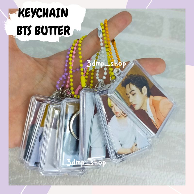 Gantungan Kunci Ganci Keychain BTS BE Jimin V Taehyung Suga Jungkook Rapmonster JHope Jin butter