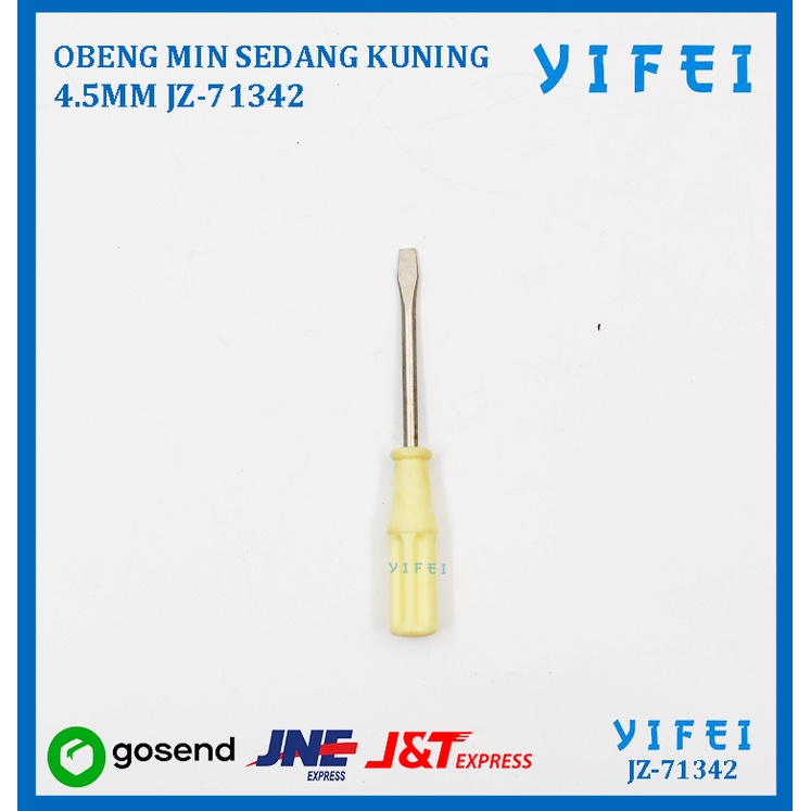 OBENG MIN SEDANG KUNING 4.5MM YIFEI-71342