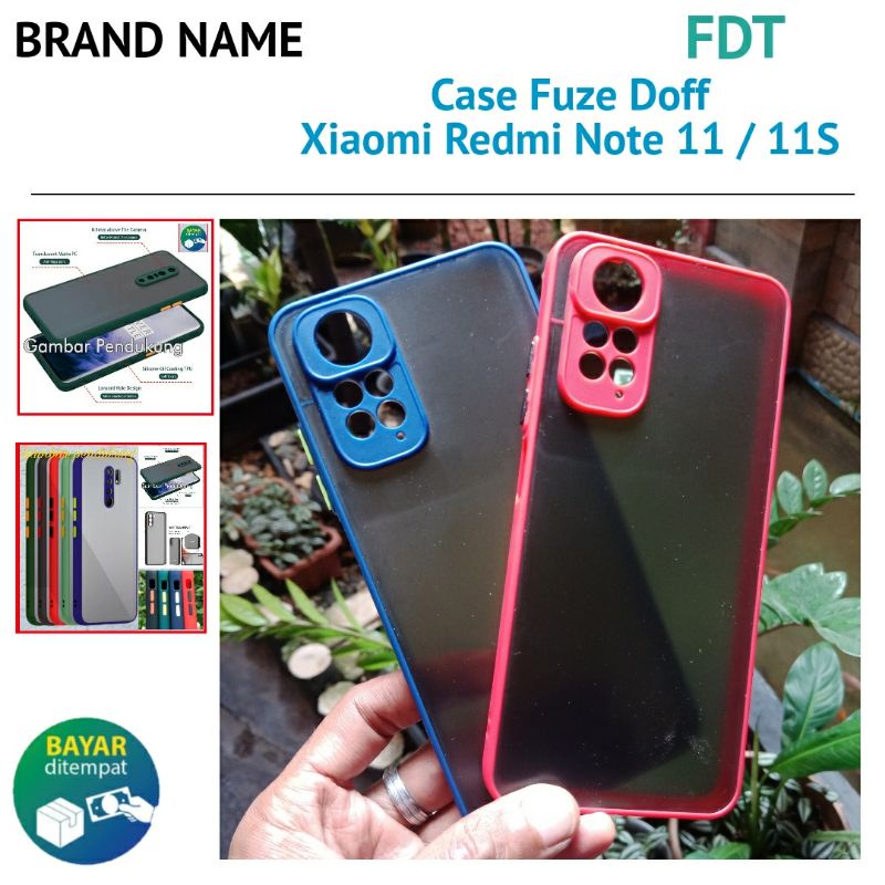 Case Fuze Xiaomi Xiomi Redmi Note11 / Note11s Hardcase Slim Doff Dove My Choise Plus Pelindung Kamer