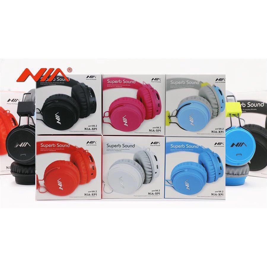 HEADPHONE/HEADSET WIRELESS NEW NIA-XP1 TERMURAH