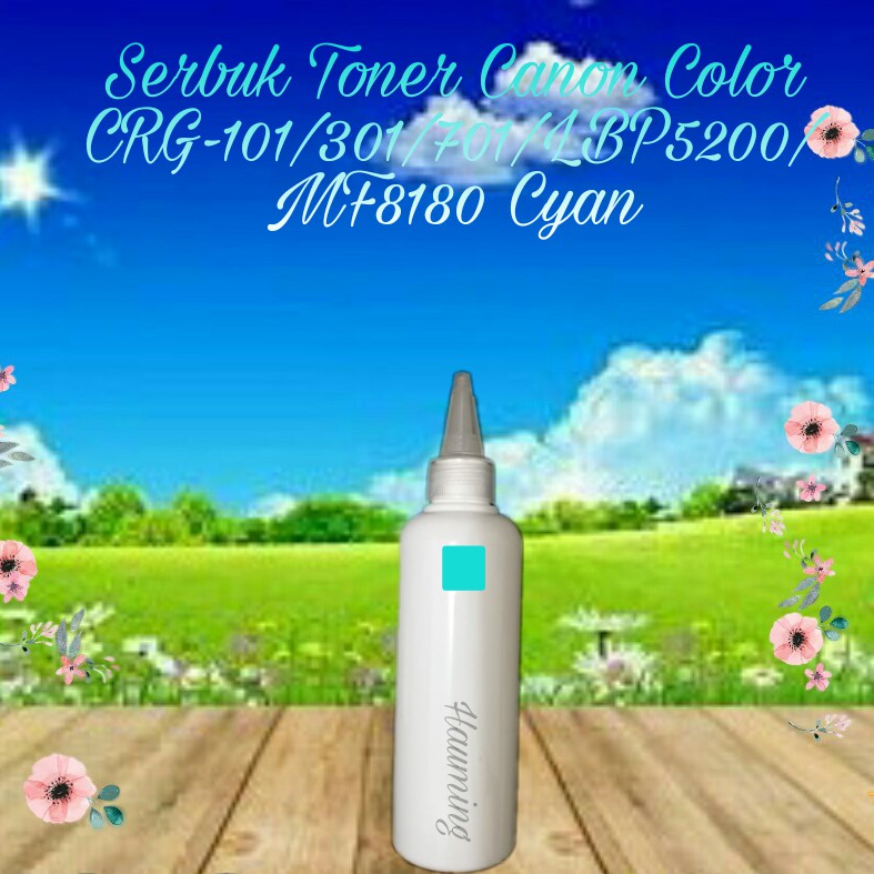 Serbuk Toner Canon CRG 101 301 701 LBP5200 LBP2140 MF8180 MF8180c LBP 5200 2410 Cyan