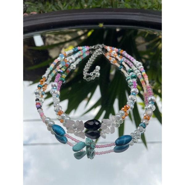 Alice kalung Beads dua layer