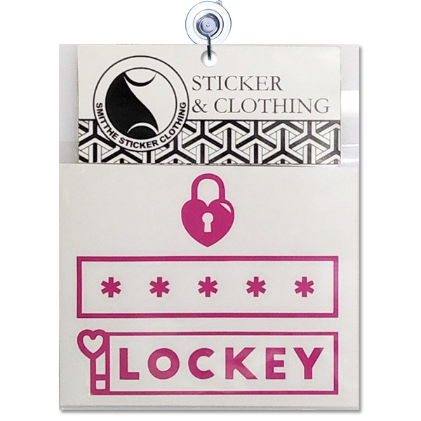 Stiker Lockey SECRET NUMBER Logo Cutting Sticker aksesoris Motor Mobil