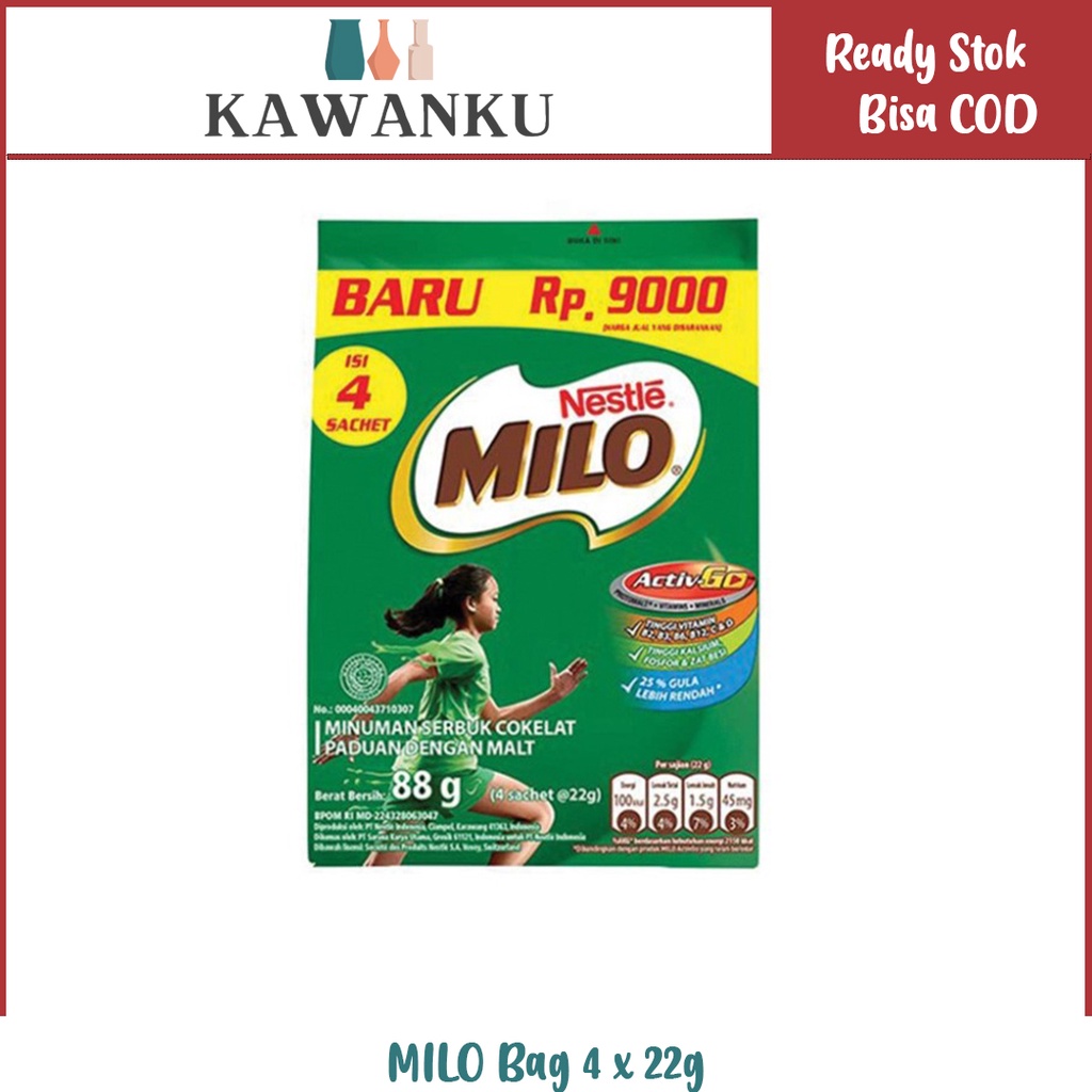 

MILO Bag 4 x 22g