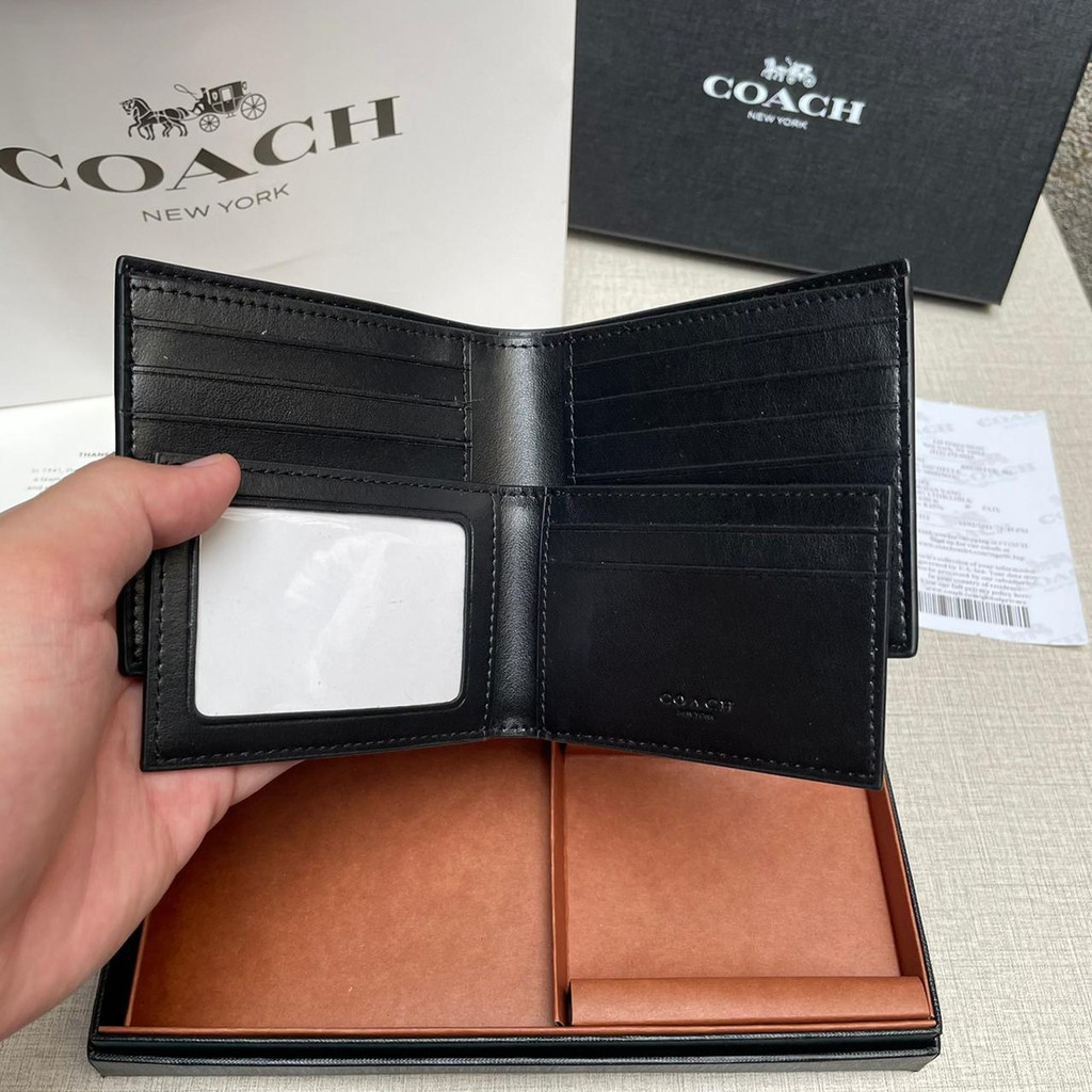 Coach Wallet WOLF 100% ORIGINAL / Dompet Coach Dompet Pria Kulit