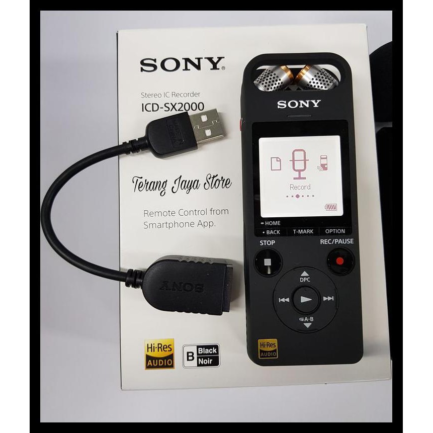 Flash Sale Voice Recorder Sony Icd-Sx2000/Perekam Suara Sony (Hi-Res Audio)