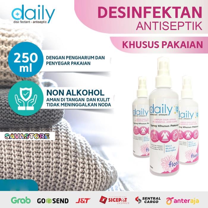 Desinfektan Spray Daily Disinfectant Khusus Pakaian 250ml Kulit Aman - Disinfectant Disinfektan