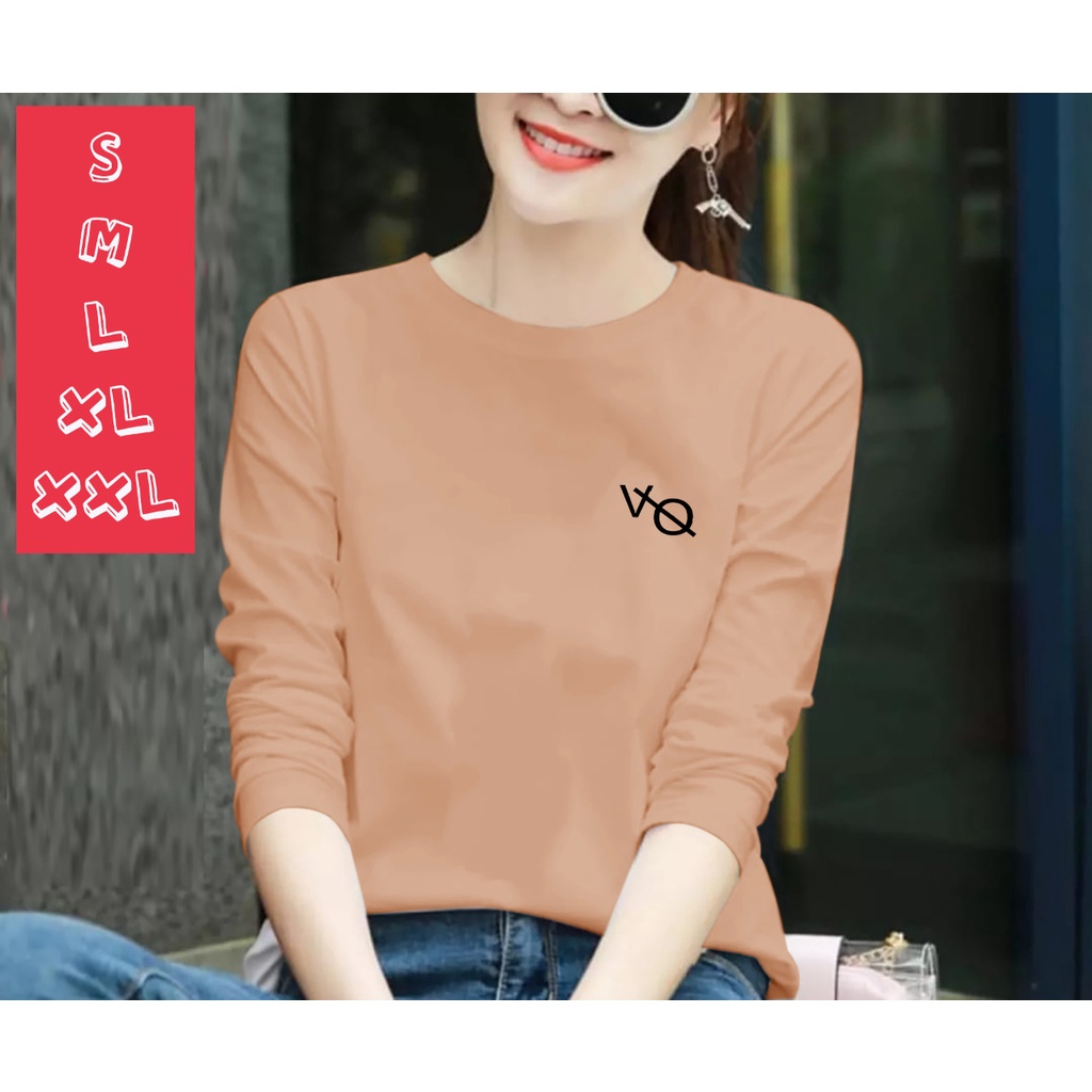 BISA COD ~ BAJU ATASAN VO GIRL (S,M,L,XL,XXL) TERBARU ~ BAJU WANITA LENGAN PANJANG KEREN DAN KEKINIAN