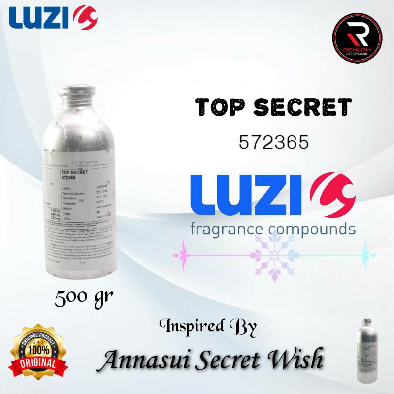 TOP SECRET BY LUZI.BIBIT PARFUM INSPIRASI AROMA ANNASUI SECRET WISH.KEMASAN SEGEL 500 GR